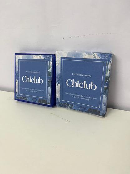 Chiclub 9-Color Blue Eyeshadow Palette - Unlock Cool & Advanced Eye Looks, A Must-Have for Creative Makeup