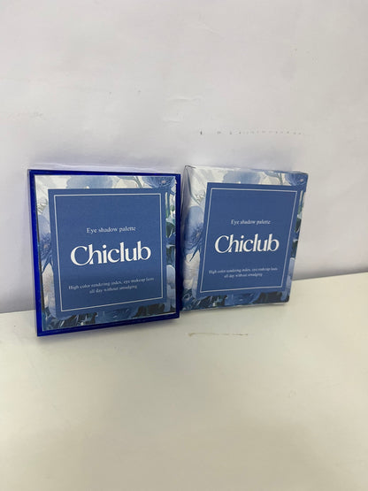 Chiclub 9-Color Blue Eyeshadow Palette - Unlock Cool & Advanced Eye Looks, A Must-Have for Creative Makeup