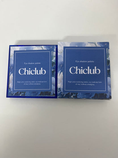 Chiclub 9-Color Blue Eyeshadow Palette - Unlock Cool & Advanced Eye Looks, A Must-Have for Creative Makeup