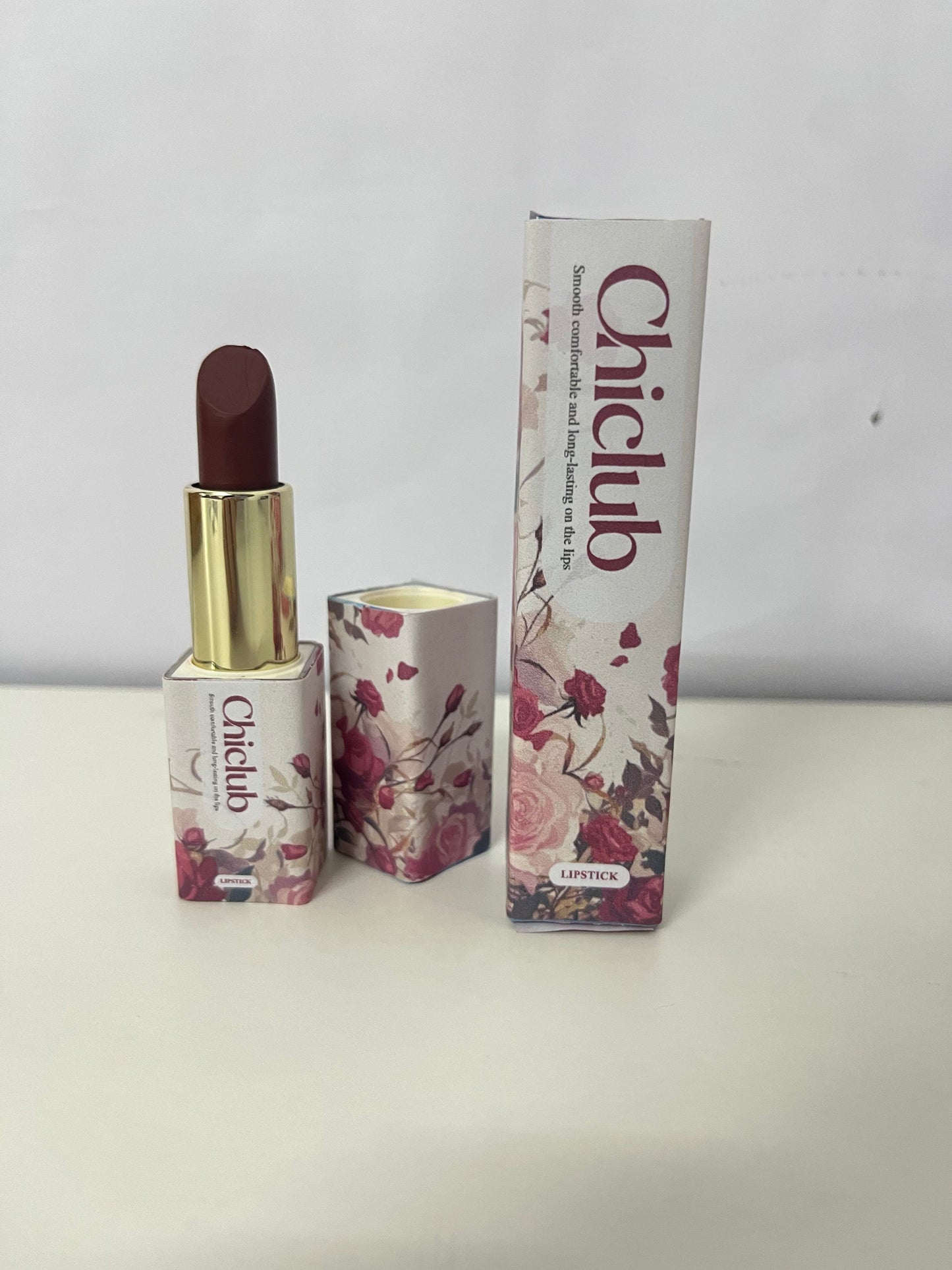 Chiclub Vintage Floral Matte Lipstick | Long-Lasting Pigmented, Silky Matte, Niche High-End Look