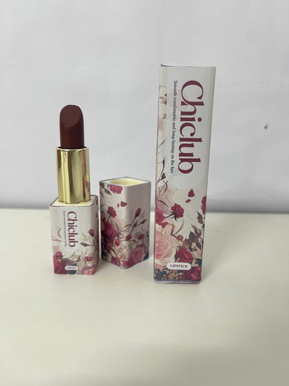 Chiclub Vintage Floral Matte Lipstick | Long-Lasting Pigmented, Silky Matte, Niche High-End Look