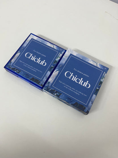Chiclub 9-Color Blue Eyeshadow Palette - Unlock Cool & Advanced Eye Looks, A Must-Have for Creative Makeup
