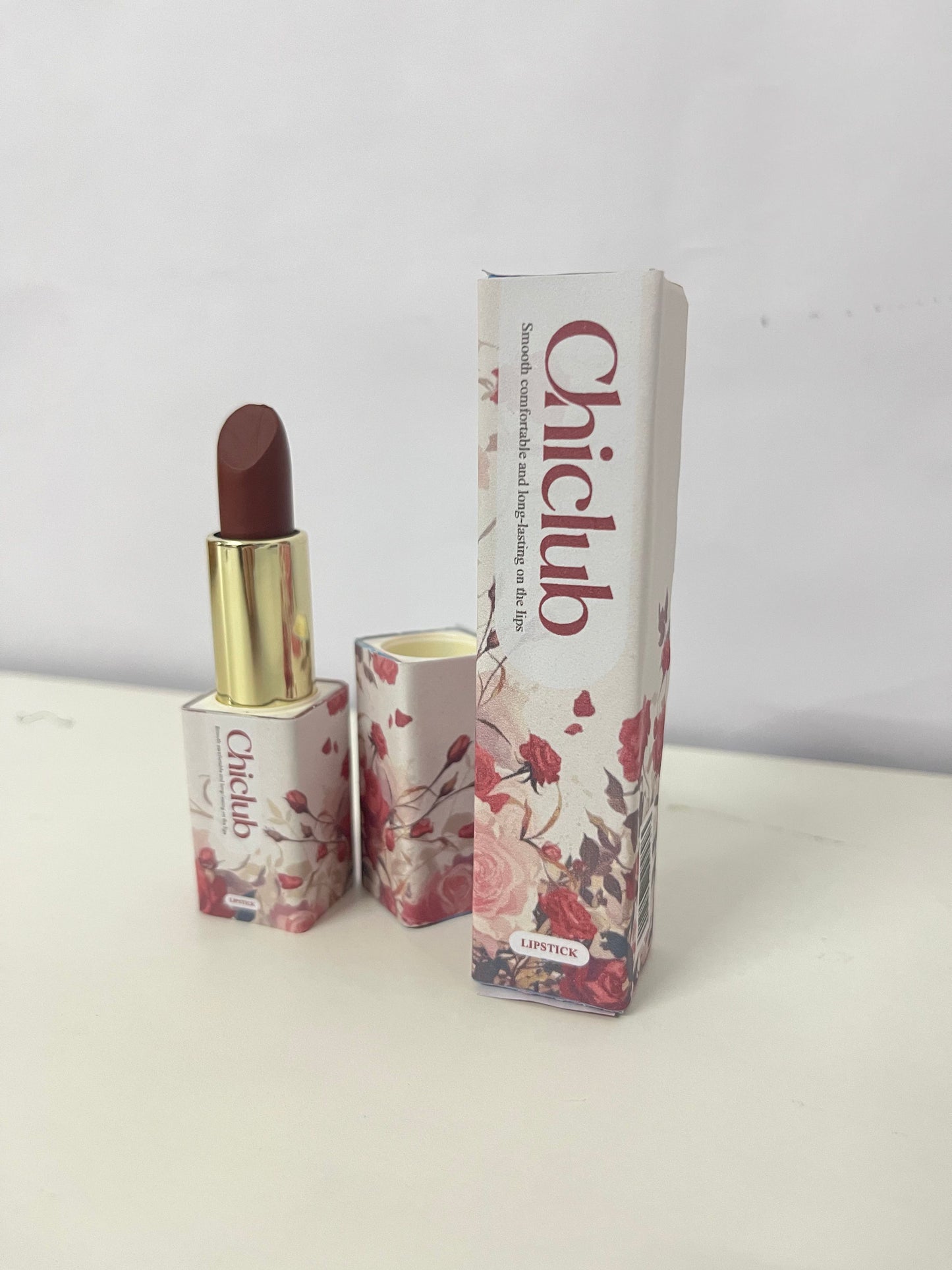 Chiclub Vintage Floral Matte Lipstick | Long-Lasting Pigmented, Silky Matte, Niche High-End Look