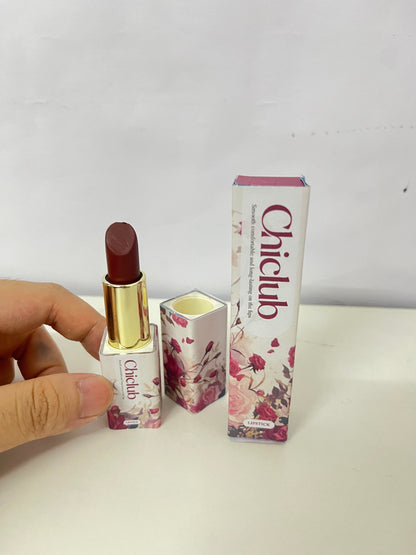 Chiclub Vintage Floral Matte Lipstick | Long-Lasting Pigmented, Silky Matte, Niche High-End Look