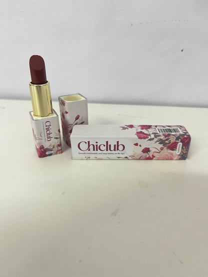 Chiclub Vintage Floral Matte Lipstick | Long-Lasting Pigmented, Silky Matte, Niche High-End Look
