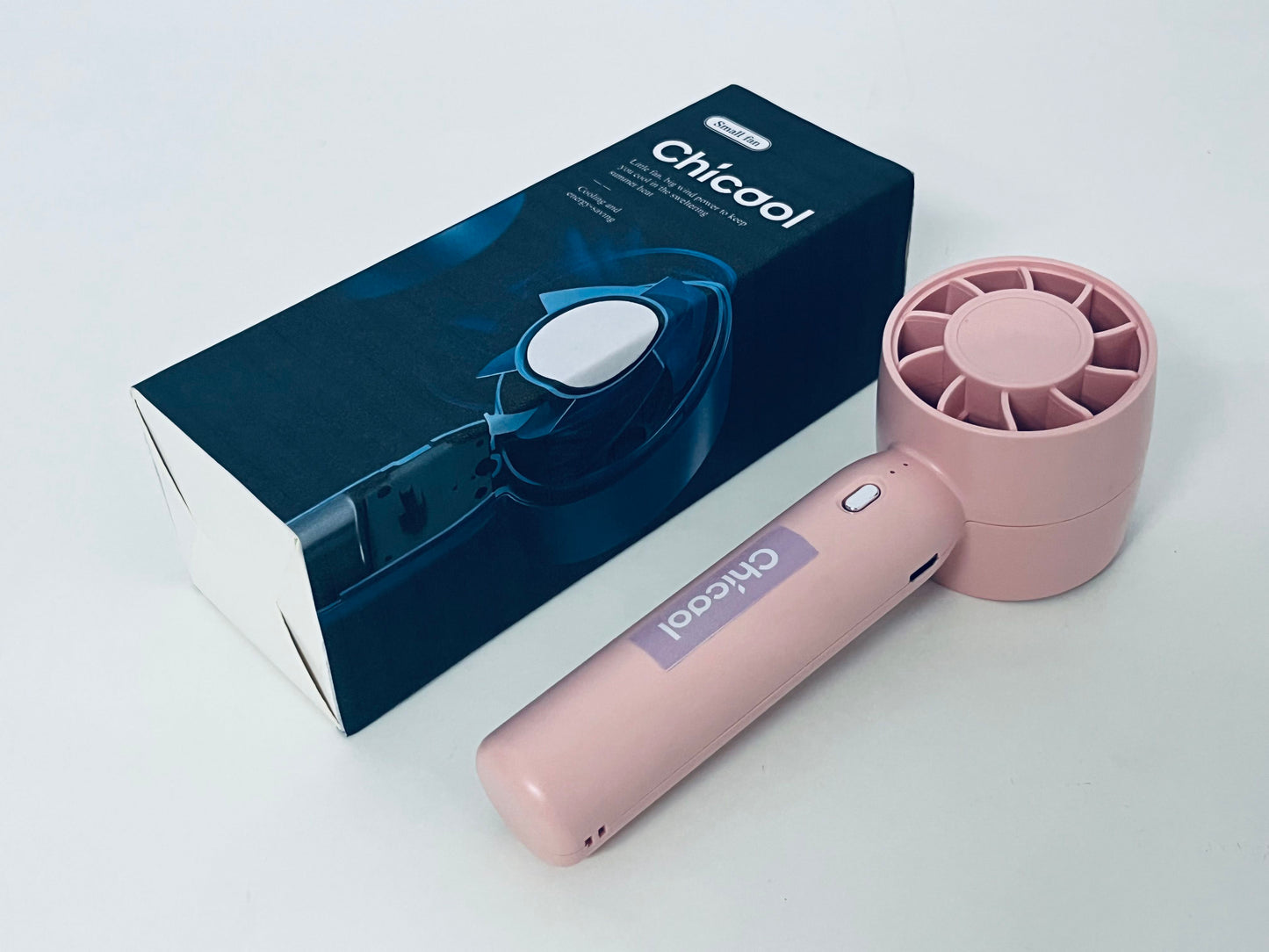 【Chicool Portable Handheld Fan - Your Summer Cooling Essential, Big Wind Power in a Small Body】
