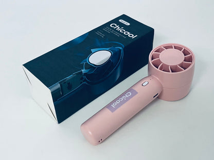 【Chicool Portable Handheld Fan - Your Summer Cooling Essential, Big Wind Power in a Small Body】