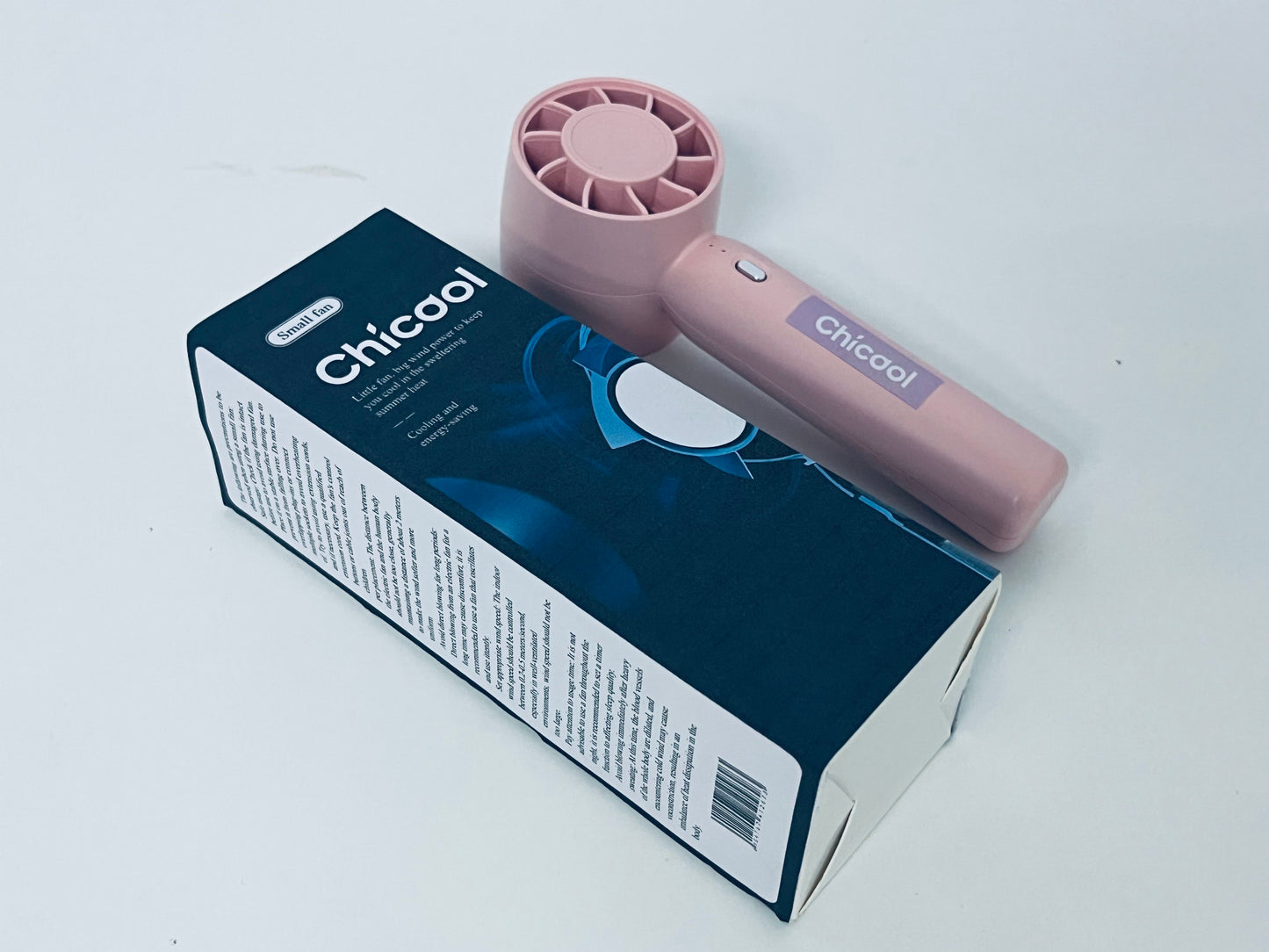 【Chicool Portable Handheld Fan - Your Summer Cooling Essential, Big Wind Power in a Small Body】