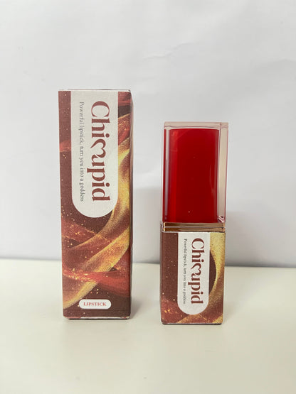 Chicupid Satin Finish Orange Lipstick (Long-Wearing, 3.5g)