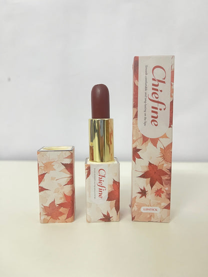 Chiefine Maple Leaf Series Long-Lasting Velvet Lipstick | Autumn & Winter Flattering Matte Finish, Non-Sticky & All-Day Wear
