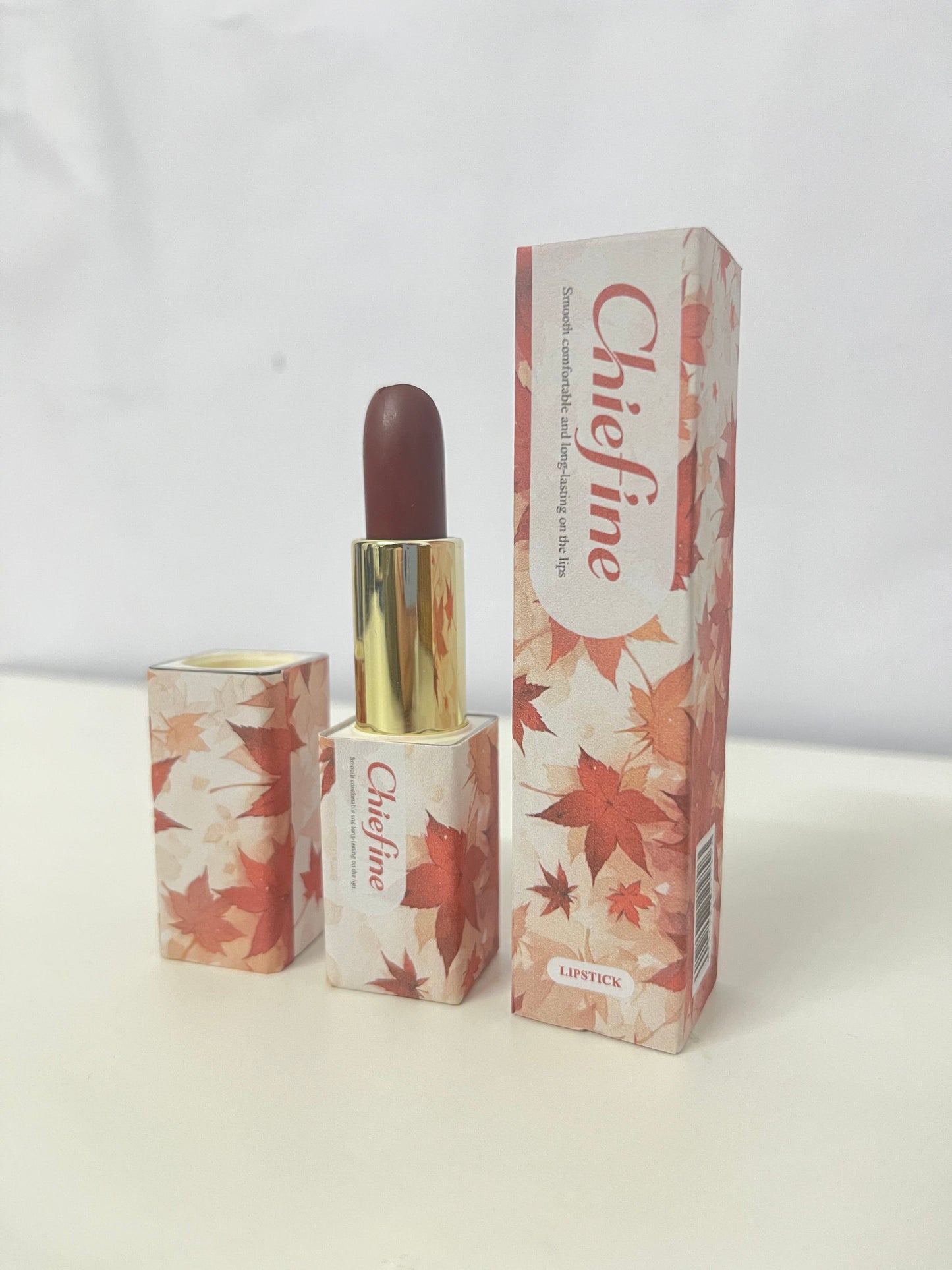 Chiefine Maple Leaf Series Long-Lasting Velvet Lipstick | Autumn & Winter Flattering Matte Finish, Non-Sticky & All-Day Wear