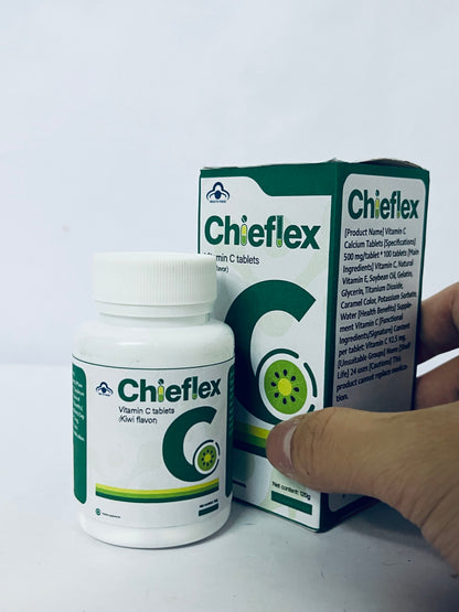 Chieflex Vitamin C with Rose HIPS 1025mg, - Vitamin C 1,000mg, Rose HIPS 25mg, Premium, Non-GMO, Gluten Free Supplement