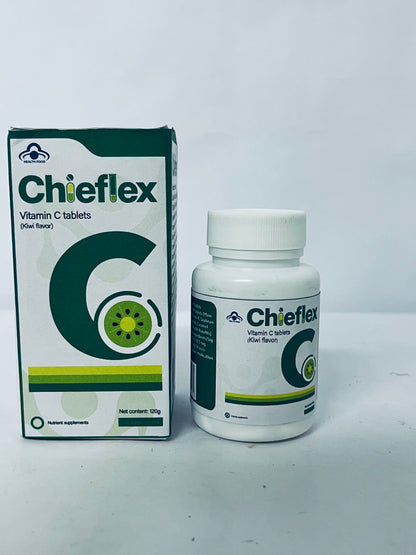 Chieflex Vitamin C with Rose HIPS 1025mg, - Vitamin C 1,000mg, Rose HIPS 25mg, Premium, Non-GMO, Gluten Free Supplement