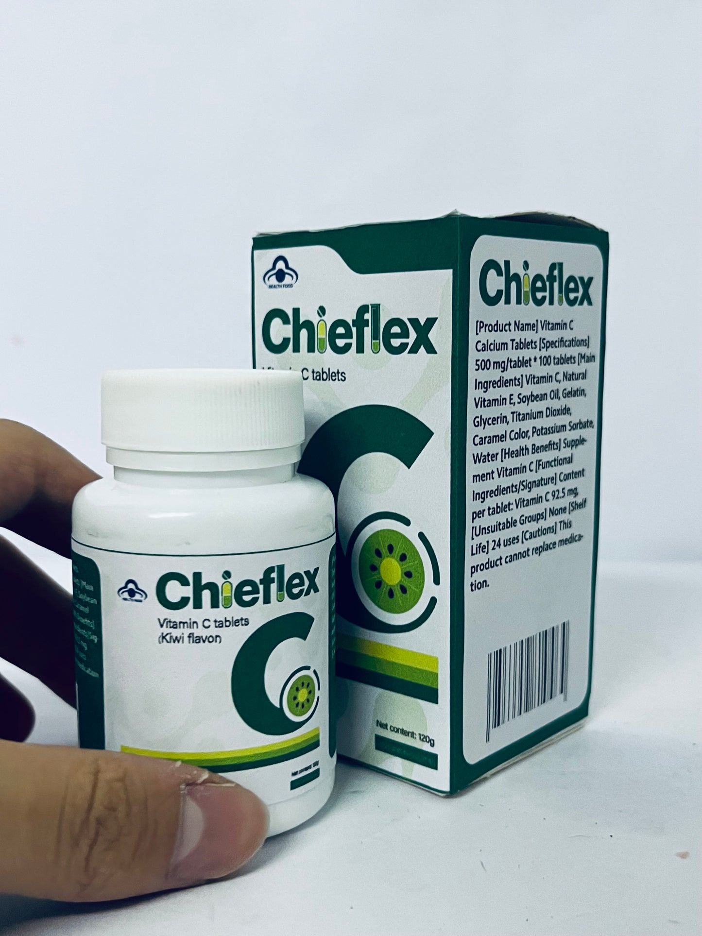 Chieflex Vitamin C with Rose HIPS 1025mg, - Vitamin C 1,000mg, Rose HIPS 25mg, Premium, Non-GMO, Gluten Free Supplement