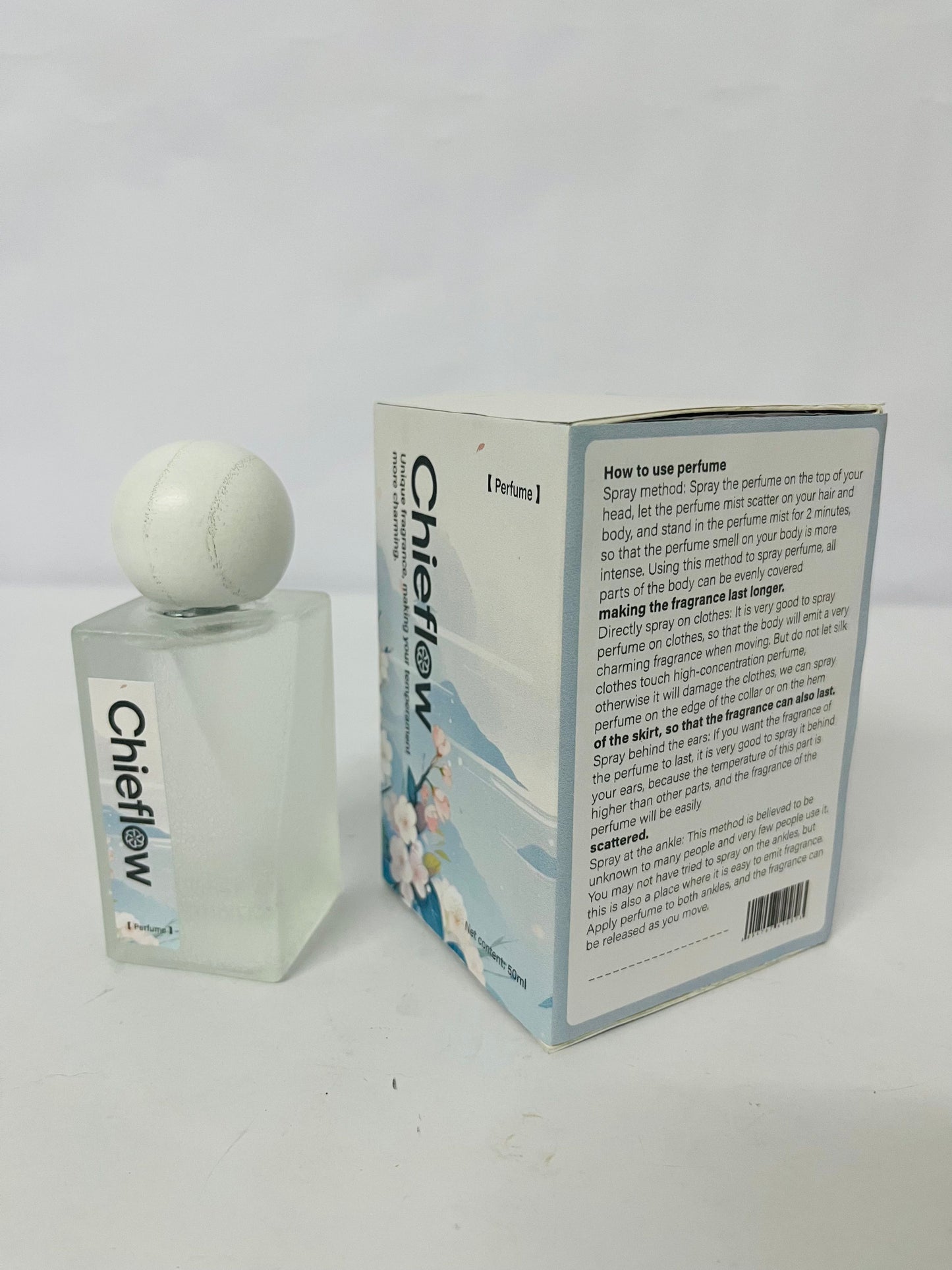 Chieflow Perfume - Unique Floral Fragrance with Long-Lasting Scent for Enhanced Charming Temperament, 50ml
