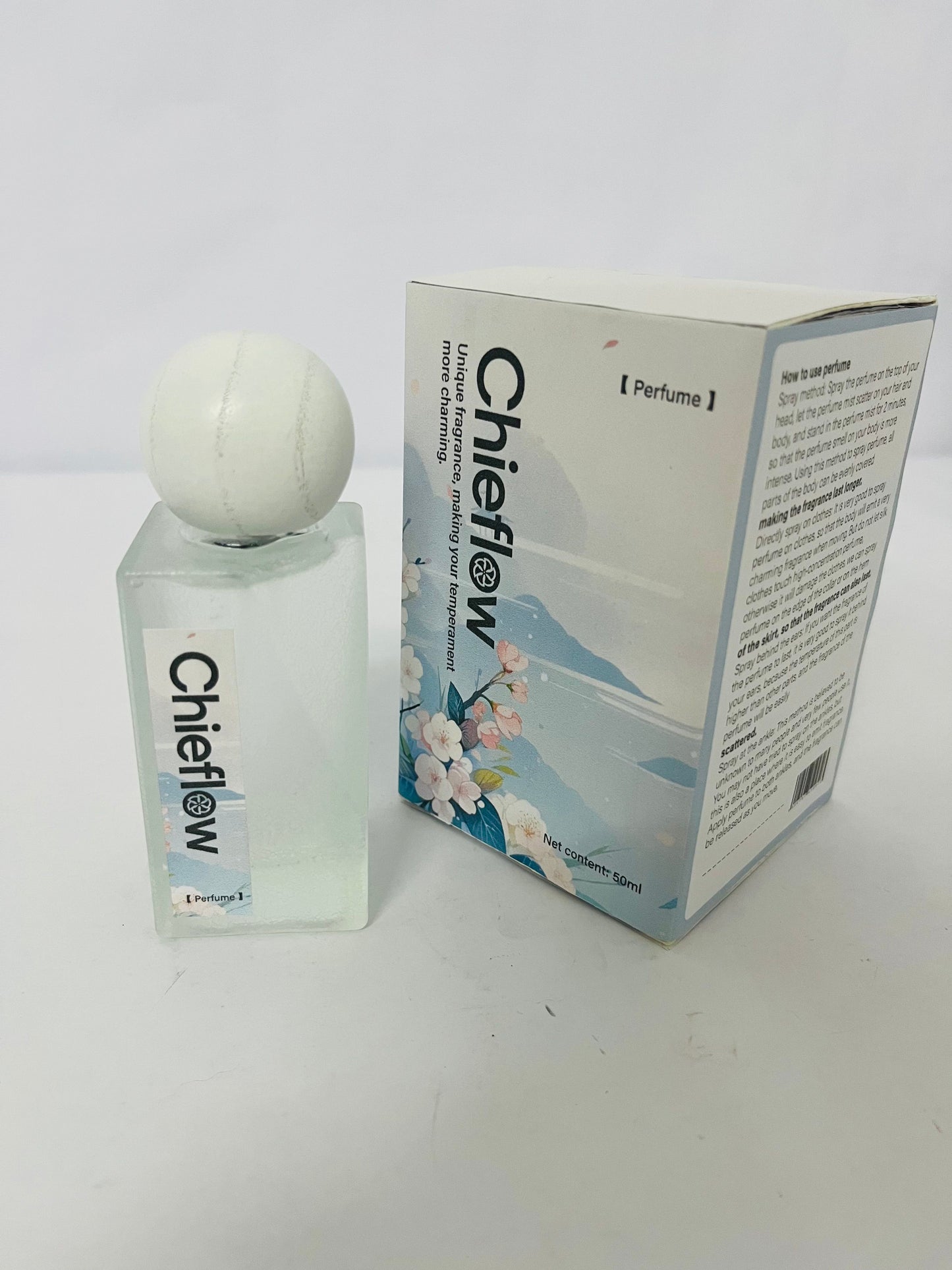 Chieflow Perfume - Unique Floral Fragrance with Long-Lasting Scent for Enhanced Charming Temperament, 50ml