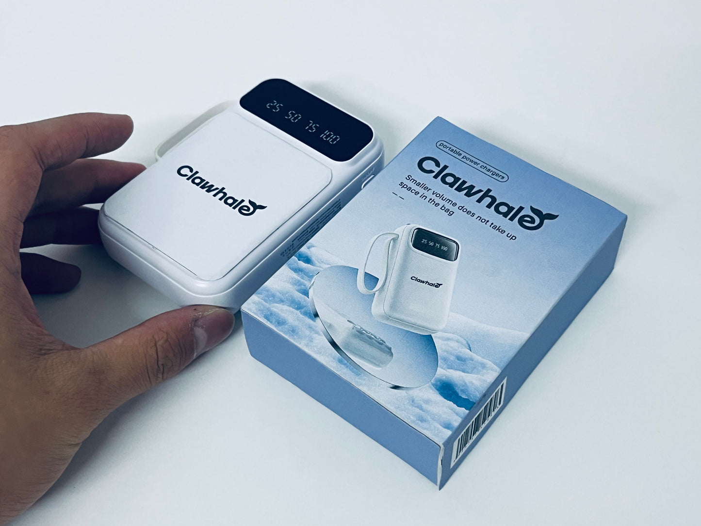 Clawhale Mini Digital Display Power Bank Portable High Capacity A Lightweight & Efficient Item for Daily Charging