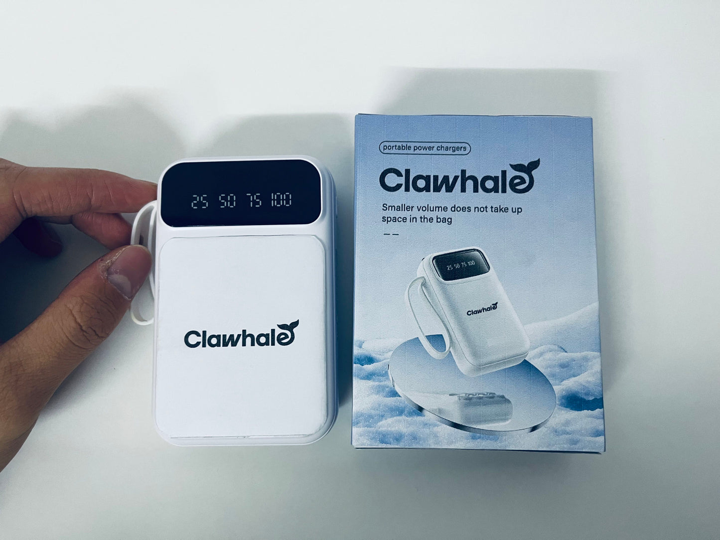 Clawhale Mini Digital Display Power Bank Portable High Capacity A Lightweight & Efficient Item for Daily Charging