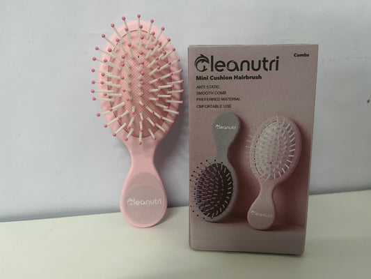 【Cleanutri Mini Cushion Hairbrush】—— Portable Detangling & Scalp Massage Companion