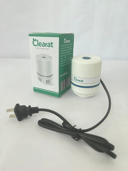Clearat Air compressors Electric Pump for Vacuum Storage Bags Travel Vacuum Pump for Various Sealing Bags Portable Vacpack Air Pump for Clothing, Pillows, Comforters (Storage Bag Not Included)