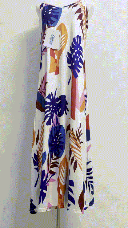 CliffAnt Women's Summer dress Thin Shoulder Strap Sleeveless V-neck