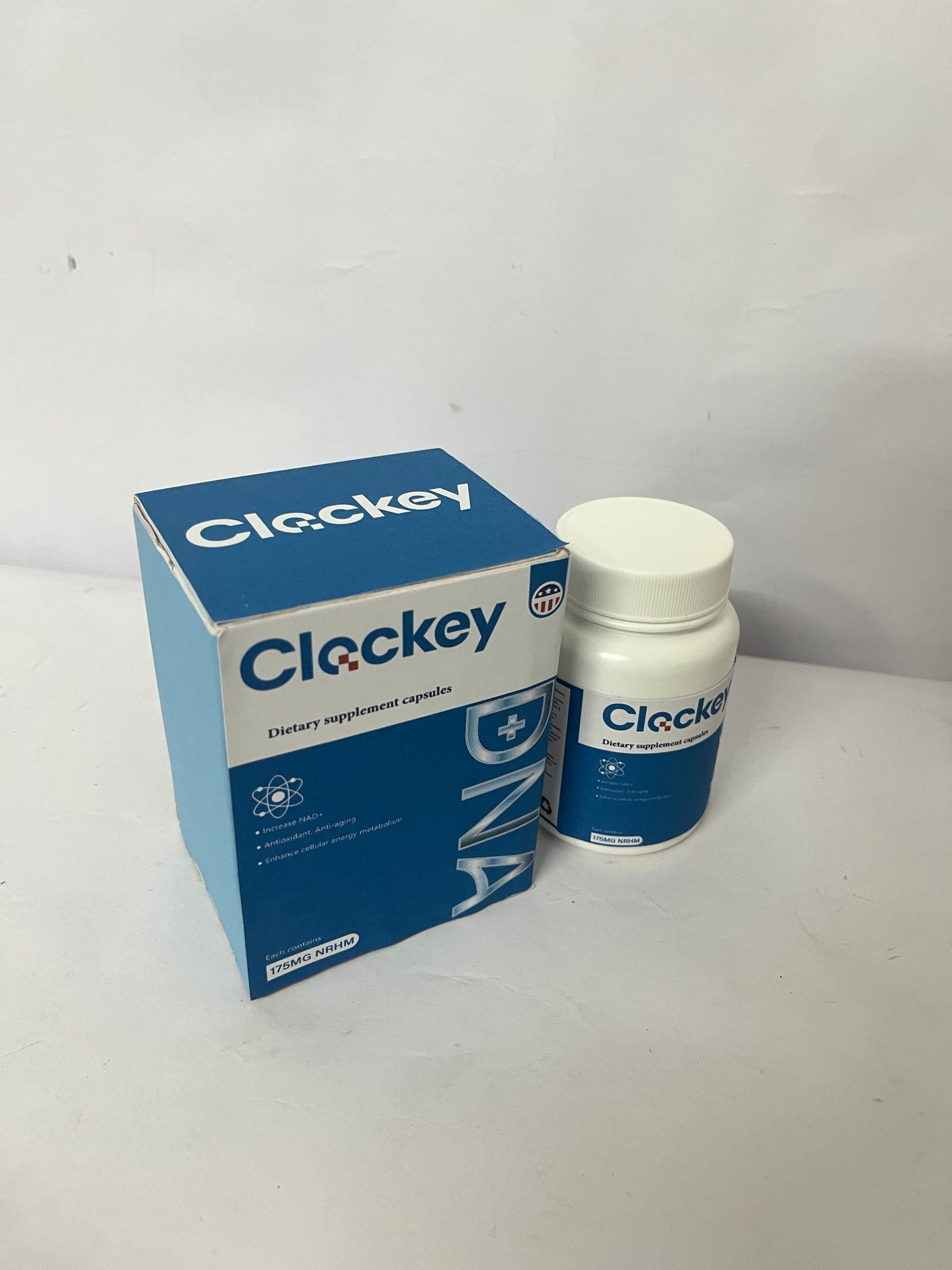 Clockey NAD Supplement, 1500mg - USA Made Liposomal NAD+ Supplement with Resveratrol, NAD Plus Boosting - Support Cellular Health, Stamina & Healthy Aging - Ultra Strength Capsules