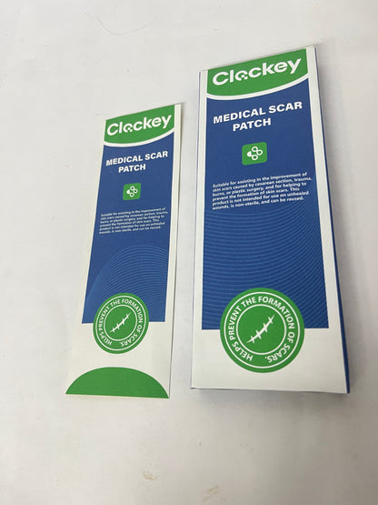 Clockey Medical dressings(6 Pack),Scar Tape For Surgical Scars- Healing Keloid, C-Section and Tummy Tuck,Burn, Acne- Reusable Tape Strips- 6 Pack