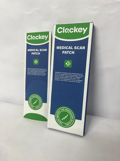 Clockey Medical dressings(6 Pack),Scar Tape For Surgical Scars- Healing Keloid, C-Section and Tummy Tuck,Burn, Acne- Reusable Tape Strips- 6 Pack