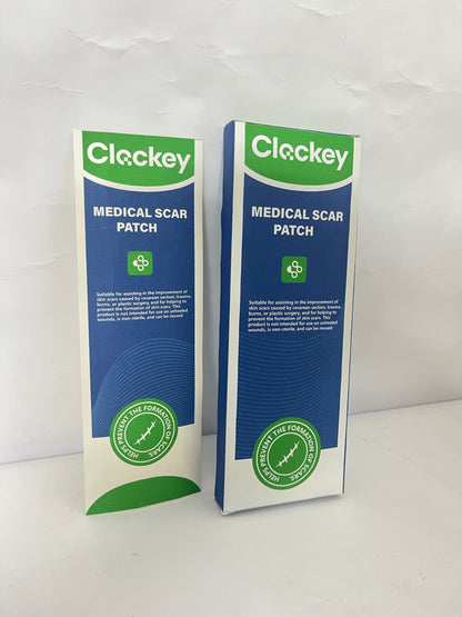 Clockey Medical dressings(6 Pack),Scar Tape For Surgical Scars- Healing Keloid, C-Section and Tummy Tuck,Burn, Acne- Reusable Tape Strips- 6 Pack