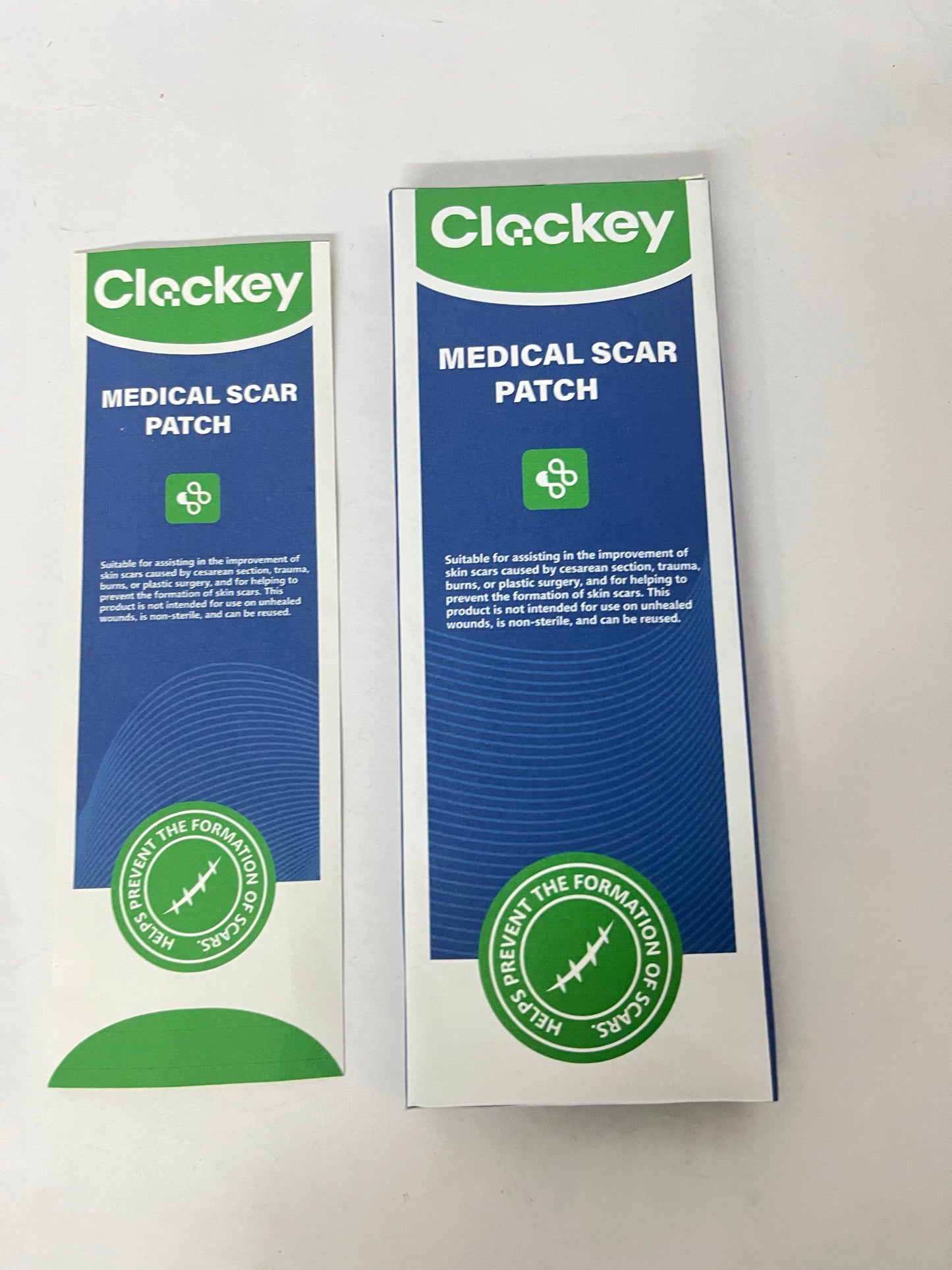 Clockey Medical dressings(6 Pack),Scar Tape For Surgical Scars- Healing Keloid, C-Section and Tummy Tuck,Burn, Acne- Reusable Tape Strips- 6 Pack