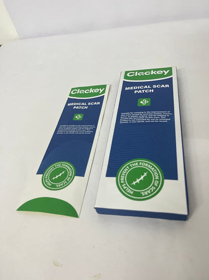 Clockey Medical dressings(6 Pack),Scar Tape For Surgical Scars- Healing Keloid, C-Section and Tummy Tuck,Burn, Acne- Reusable Tape Strips- 6 Pack
