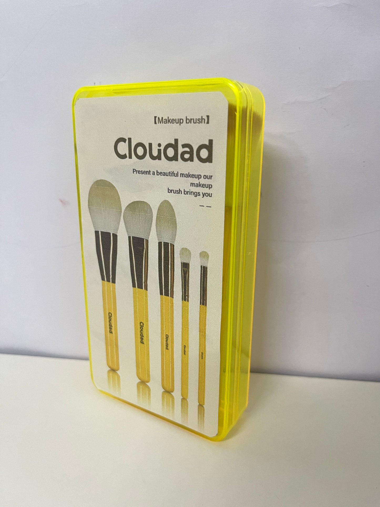 【Cloudad Yellow Handle Make-up Brush Set】—— Versatile Tools for Flawless Makeup