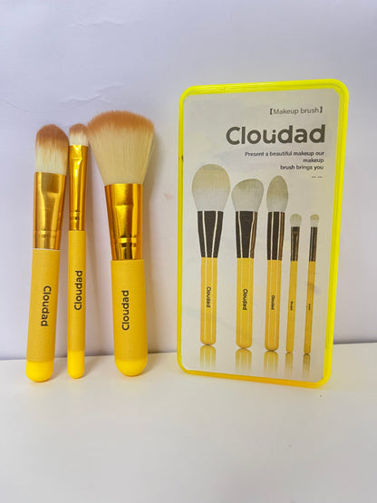 【Cloudad Yellow Handle Make-up Brush Set】—— Versatile Tools for Flawless Makeup
