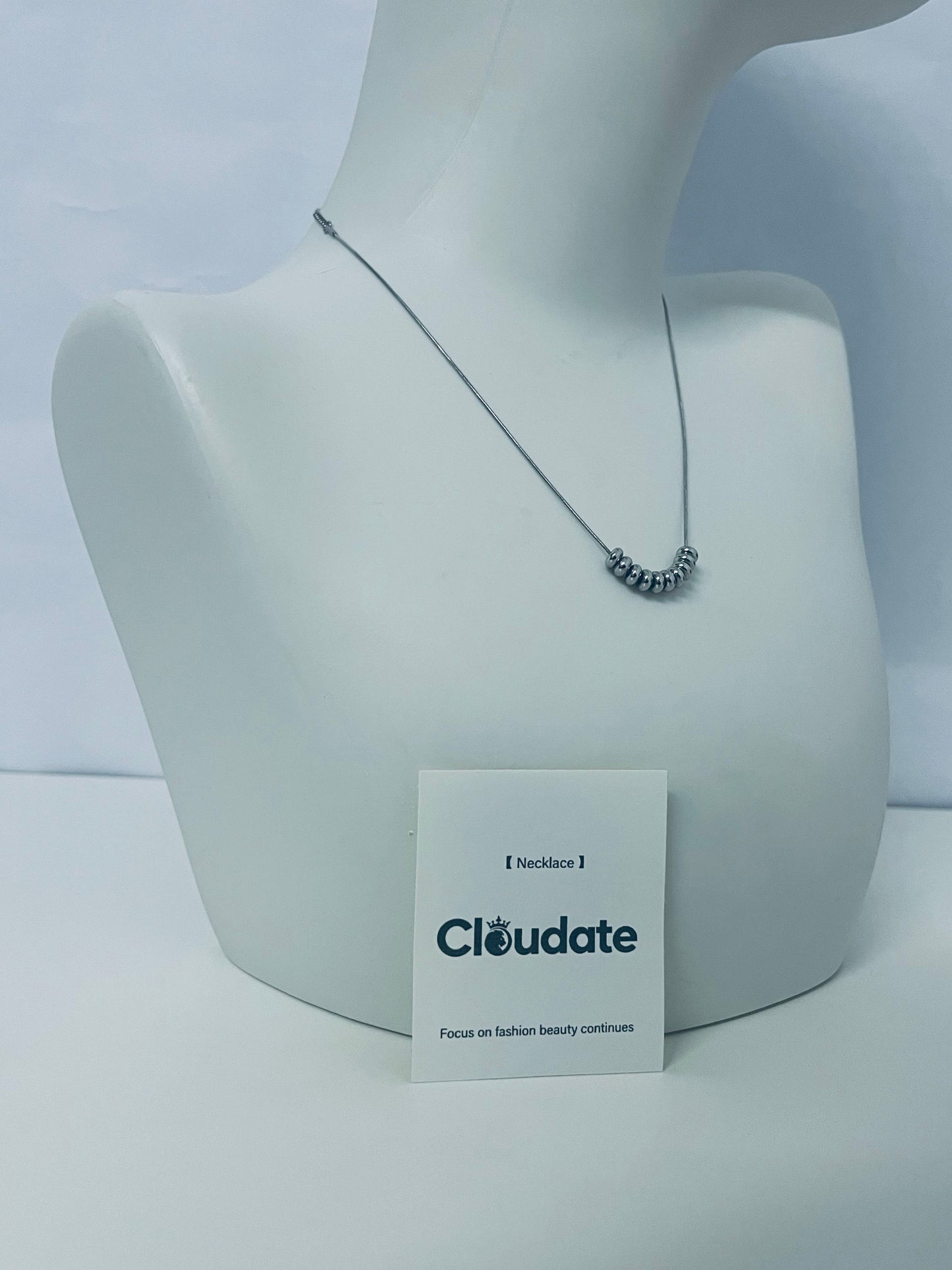 Cloudate Minimalist Beaded Clavicle Necklace Low-Key & Premium Daily Outfit Accessory