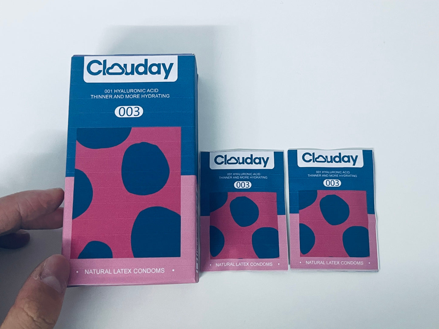 Clouday 001 Hyaluronic Acid Ultra-Thin Hydrating Condoms