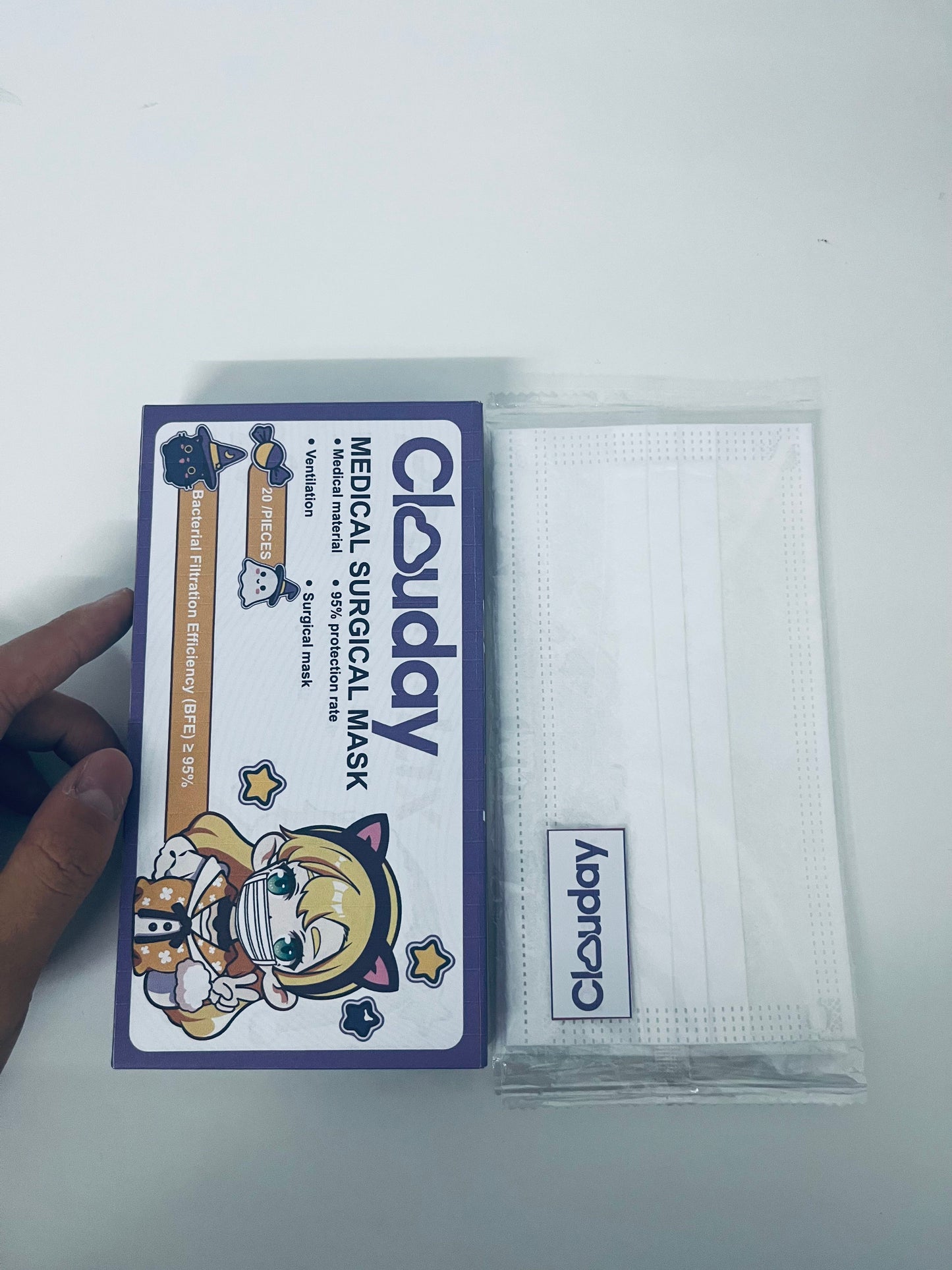 Clouday Medical Surgical Mask High Protection + Cute Design Daily Protection Item