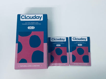 Clouday 001 Hyaluronic Acid Ultra-Thin Hydrating Condoms