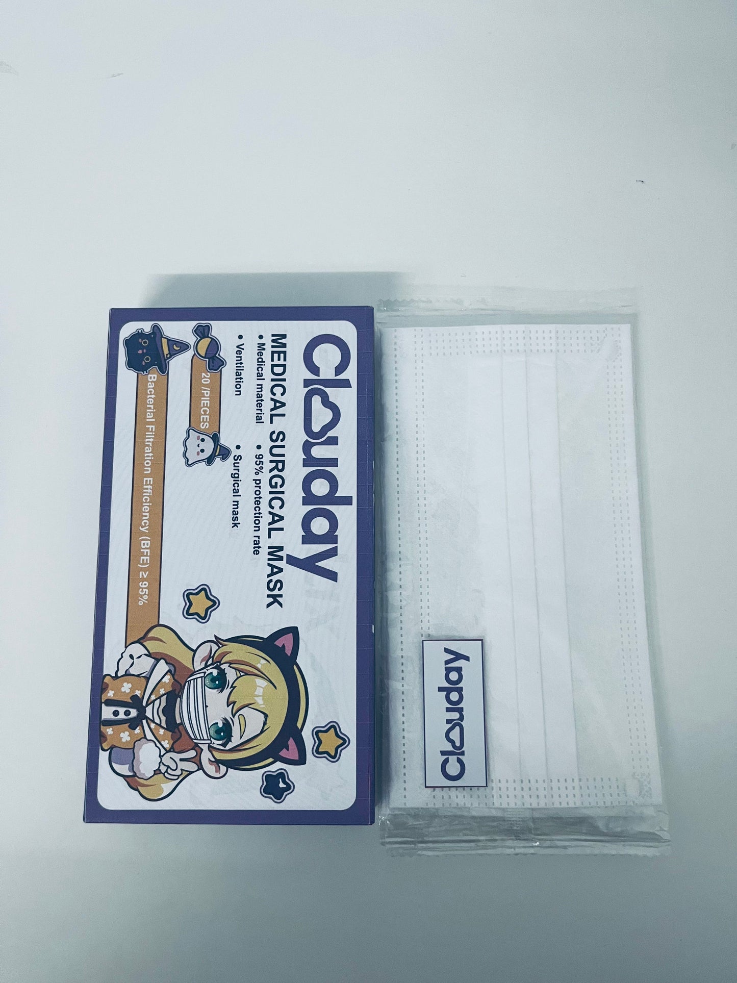 Clouday Medical Surgical Mask High Protection + Cute Design Daily Protection Item