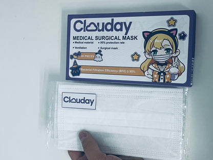 Clouday Medical Surgical Mask High Protection + Cute Design Daily Protection Item