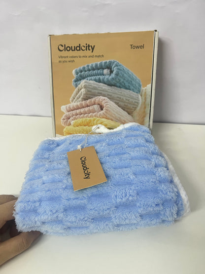 【Cloudcity Plush Ribbed Towel】—— Soft & Colorful Daily Essentials