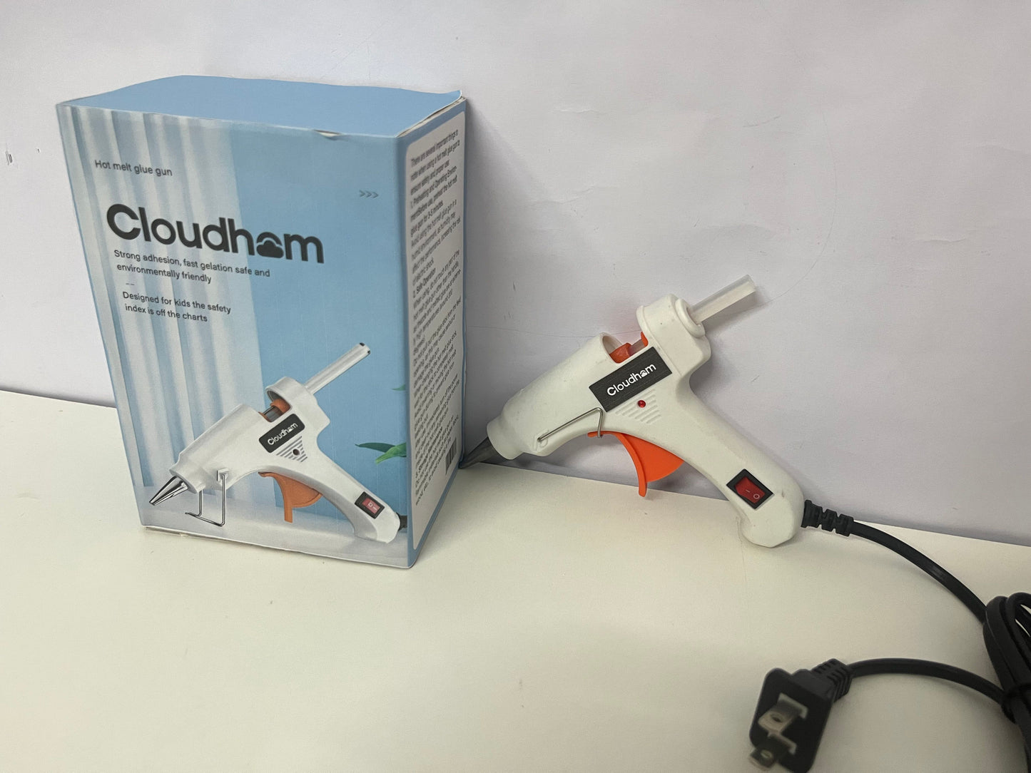 [Cloudham Hot melt glue guns]——Cloudham Kid-Safe Hot Melt Glue Gun - High-Adhesion DIY Tool for Home & Crafts