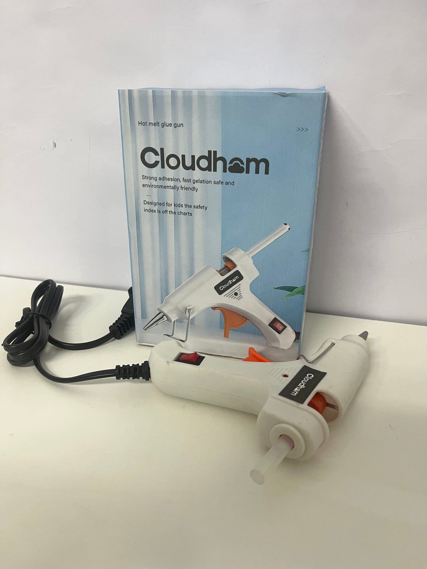 [Cloudham Hot melt glue guns]——Cloudham Kid-Safe Hot Melt Glue Gun - High-Adhesion DIY Tool for Home & Crafts