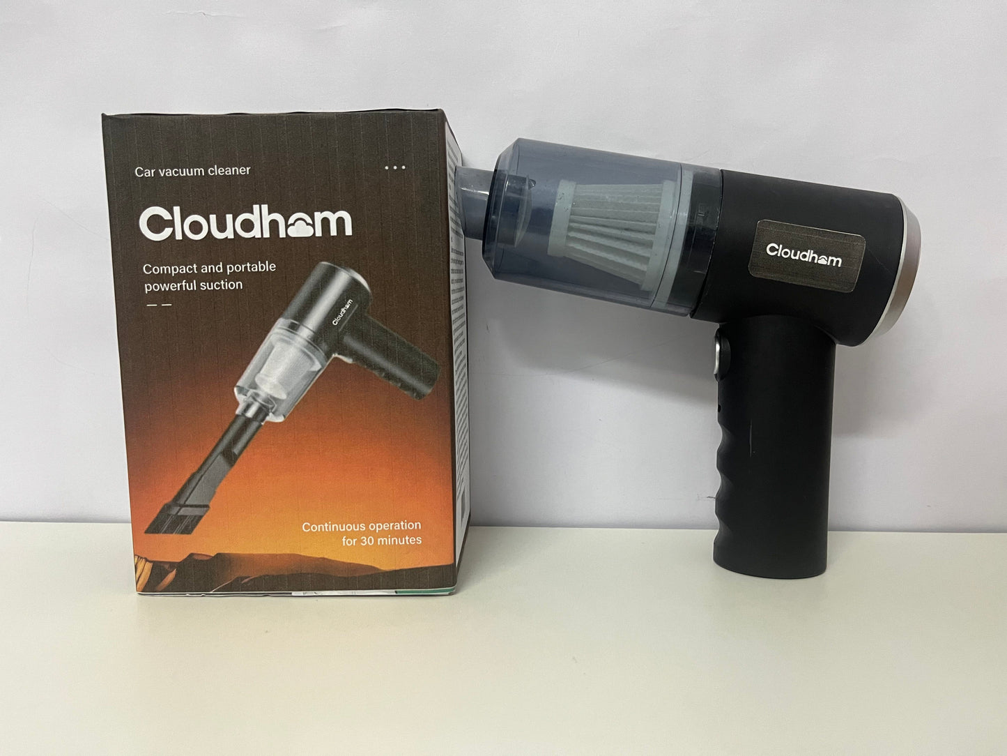 [Cloudham Electric vacuum cleaners]——Cloudham Wireless Handheld Car Vacuum Cleaner - Portable High-Suction Mini Vacuum for Home & Office