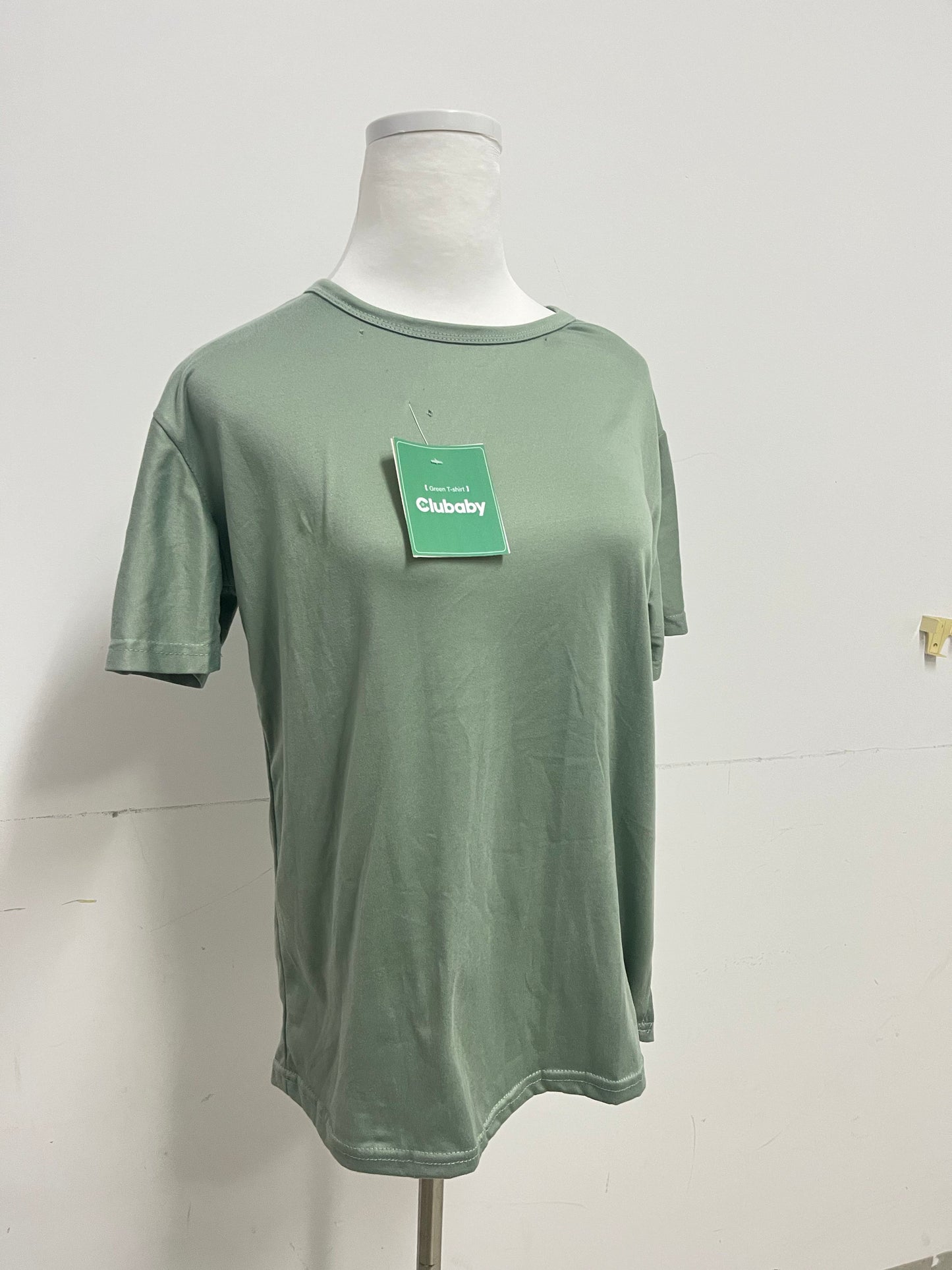 Clubaby  Ultra Soft Bamboo Viscose T-Shirt Curve Hem Lightweight Cooling Short/Long Sleeve Casual Basic T-Shirt