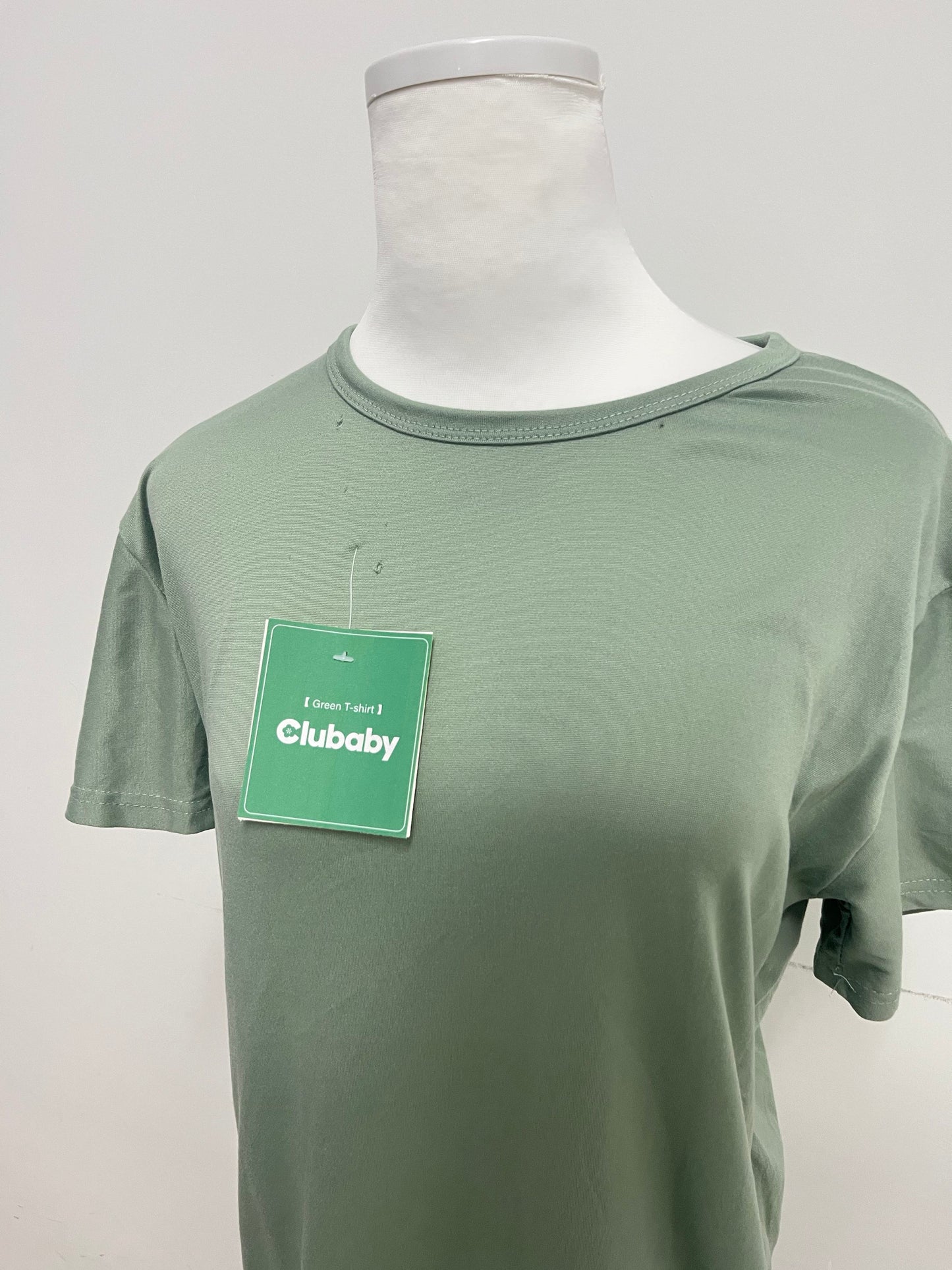Clubaby  Ultra Soft Bamboo Viscose T-Shirt Curve Hem Lightweight Cooling Short/Long Sleeve Casual Basic T-Shirt