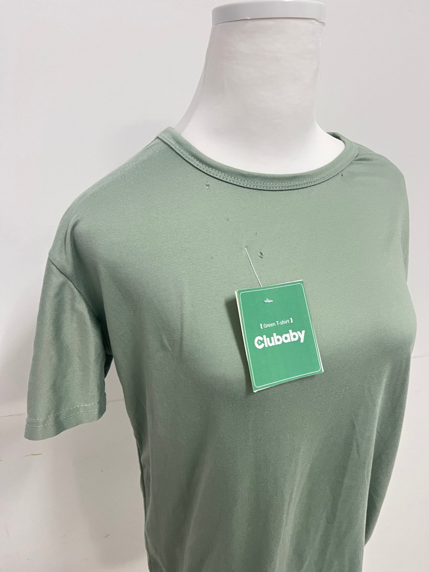 Clubaby  Ultra Soft Bamboo Viscose T-Shirt Curve Hem Lightweight Cooling Short/Long Sleeve Casual Basic T-Shirt