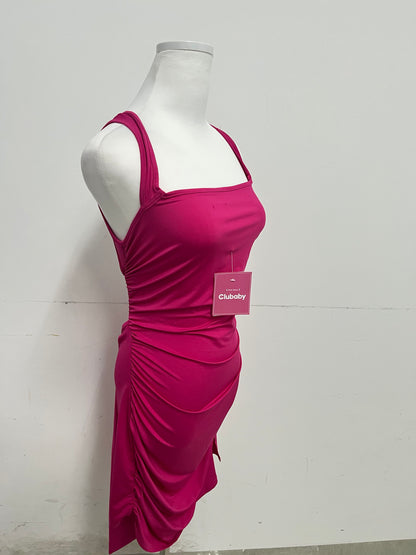 Clubaby  Women Spring Summer Sleeveless Dress Sexy Square Neck Prom Party Cocktail Graduation