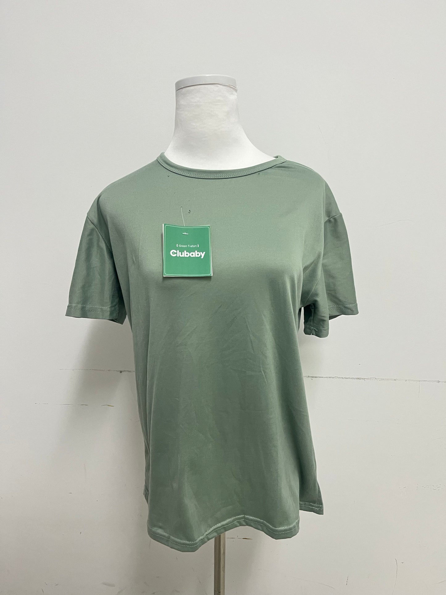 Clubaby  Ultra Soft Bamboo Viscose T-Shirt Curve Hem Lightweight Cooling Short/Long Sleeve Casual Basic T-Shirt