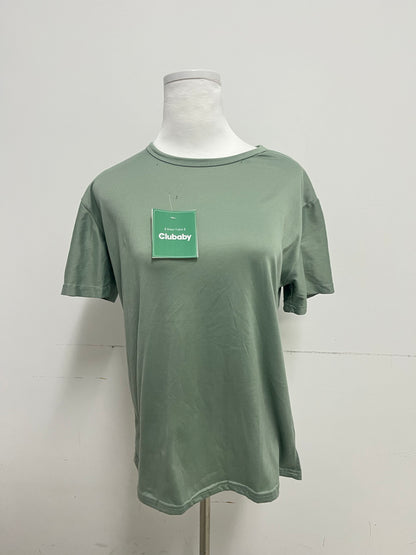 Clubaby  Ultra Soft Bamboo Viscose T-Shirt Curve Hem Lightweight Cooling Short/Long Sleeve Casual Basic T-Shirt