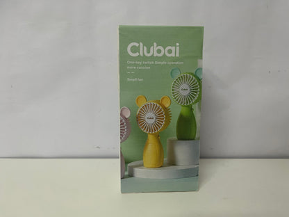 [Clubai Electric fans]-Cute Handheld Mini Fan - Portable USB Rechargeable Fan for Students & Daily Use
